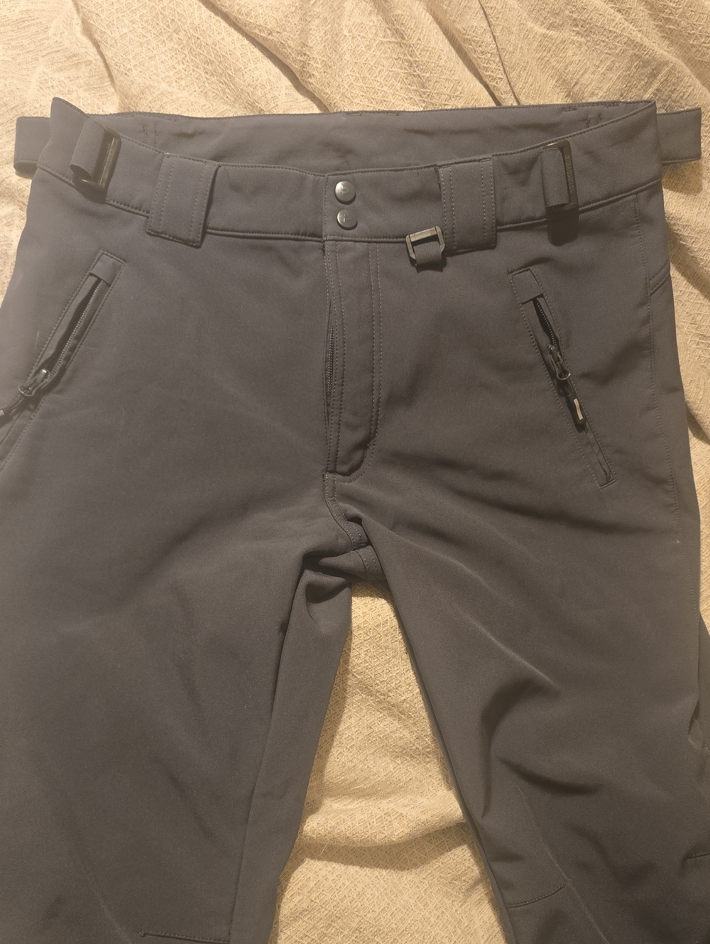 Gray Hiking Or Ski Pants
